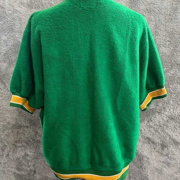 Wilson Vintage RARE Women's Green Fleece Full Zip Sweater Jacket- Made in USA - Picture 7 of 13